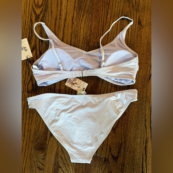 NWT Sincerely Jules two piece‎ bathing suit in lavender large - Picture 3 of 9